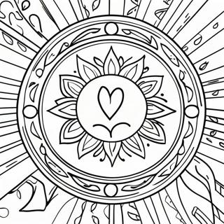 Colorful Loteria Card Coloring Page 19442-15659