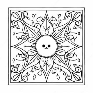 Colorful Loteria Card Coloring Page 19442-15660