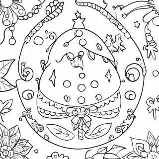 Christmas Countdown Calendar Coloring Page 19451-15654