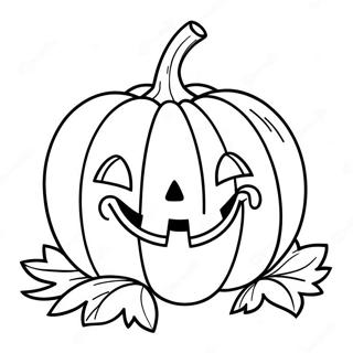 Smiling Jack O Lantern Coloring Page 19462-15670