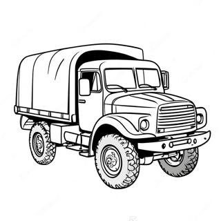 Army Truck Coloring Page 19471-15676