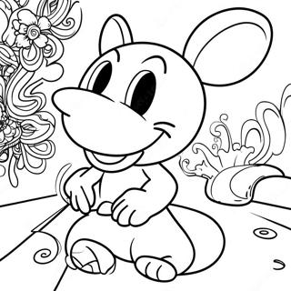 Disney Trippy Coloring Page 19481-15687