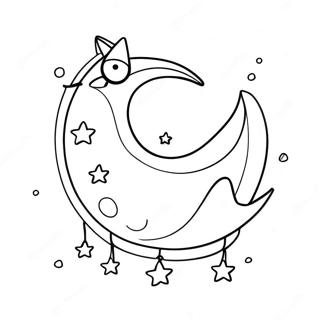 Moon Phases Coloring Pages