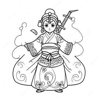 Demon Slayer Mitsuri Coloring Pages