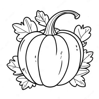 Autumn Pumpkin Coloring Pages