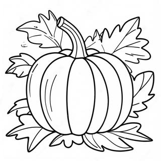 Autumn Pumpkin Coloring Page 19531-15738