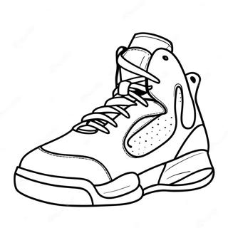 Basketball Shoes Coloring Pages