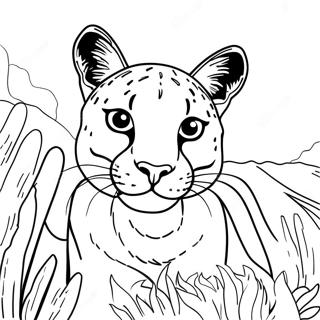 Puma Coloring Page 19591-15768