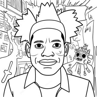 Basquiat Coloring Page 19601-15774