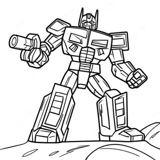 Transformers Megatron In Battle Coloring Page 19642-15809