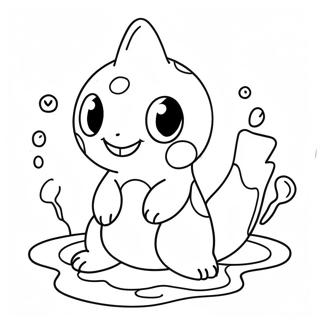 Water Type Pokemon Coloring Pages