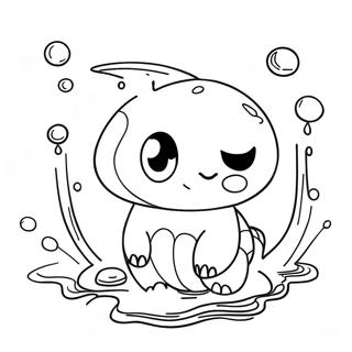 Water Type Pokemon Coloring Page 19661-15823