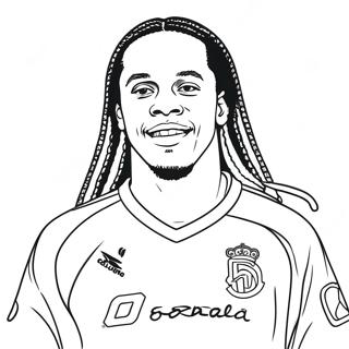 Ronaldinho Soccer Star Coloring Page 19681-15840