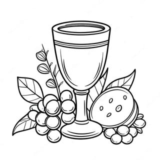 Communion Coloring Pages