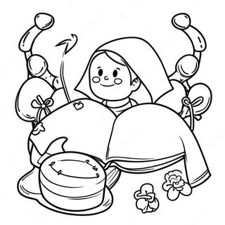 First Holy Communion Celebration Coloring Page 19692-15853