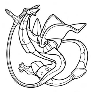 Mega Rayquaza Coloring Page 19701-15860