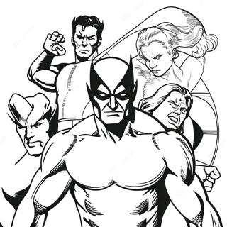 X Men Coloring Page 19721-15874