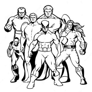 X Men Coloring Page 19721-15875