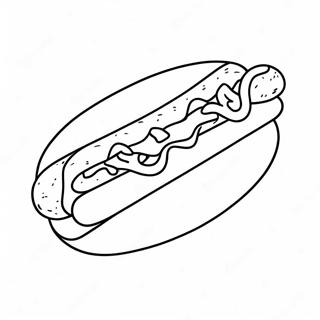 Hot Dog Coloring Page 19731-15882