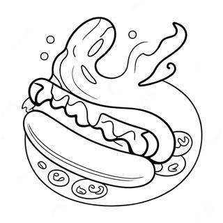 Hot Dog Coloring Page 19731-15884