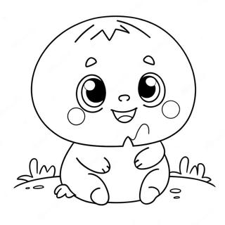 Cute Boo Character Coloring Page 19752-15904