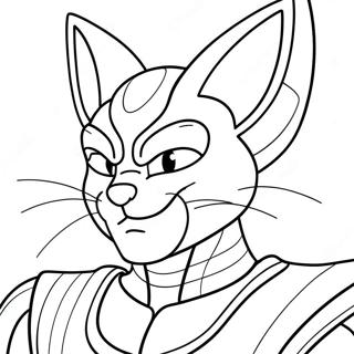 Beerus Coloring Pages