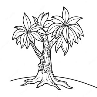 Colorful Chicka Chicka Boom Boom Tree Coloring Page 19782-15927