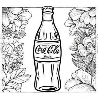 Vintage Coca Cola Bottle Coloring Page 19792-15934