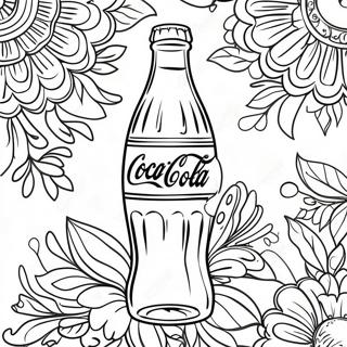 Vintage Coca Cola Bottle Coloring Page 19792-15935