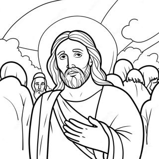 Jesus Heals Coloring Page 19811-15942