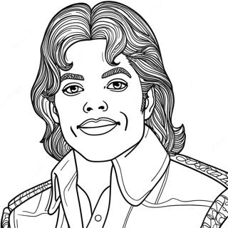 Michael Jackson Coloring Page 1981-1632