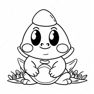 Cute Goomba With A Big Smile Coloring Page 19862-15988