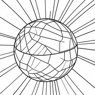 Disco Ball Coloring Page 19871-15996