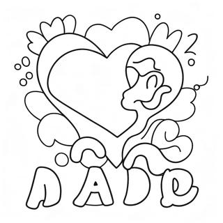 I Love You Dad Coloring Page 19881-16001