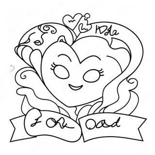 I Love You Dad Coloring Page 19881-16002