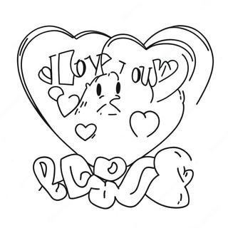 I Love You Dad Coloring Page 19881-16003