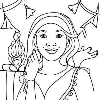 Women S Day Celebration Coloring Page 19901-16030