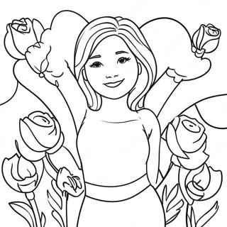 Women S Day Celebration Coloring Page 19901-16031