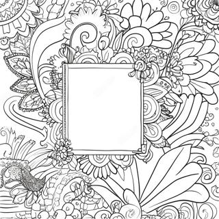 Binder Cover Coloring Page 19921-16036