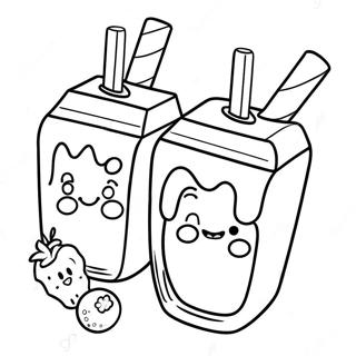 Colorful Juice Box Coloring Page 19932-16044