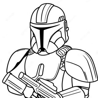 Arc Trooper Clone Trooper Coloring Page 19951-16057