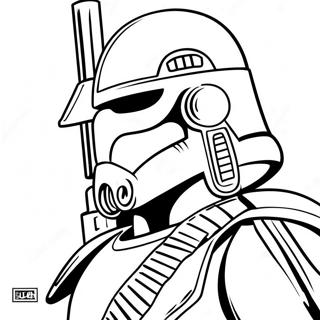 Fearless Arc Trooper Coloring Page 19952-16062