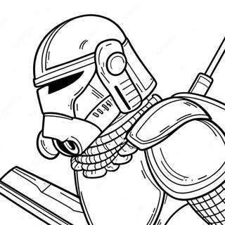 Fearless Arc Trooper Coloring Page 19952-16064