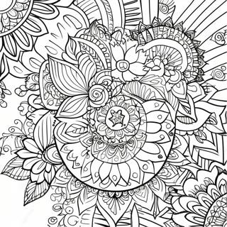 Henna Mandala Coloring Page 19971-16073