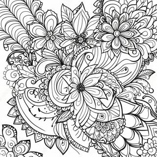 Henna Mandala Coloring Page 19971-16075