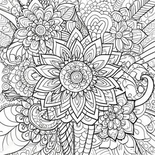 Henna Mandala Coloring Page 19971-16076