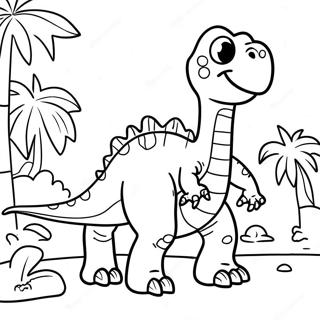 Dinosaur Coloring Page 1-46