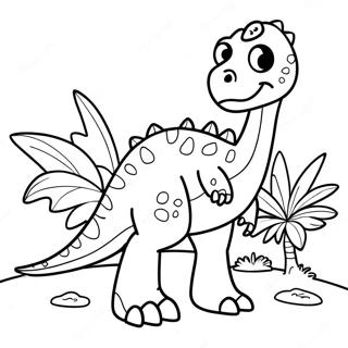 Dinosaur Coloring Page 1-47