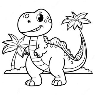 Dinosaur Coloring Page 1-48