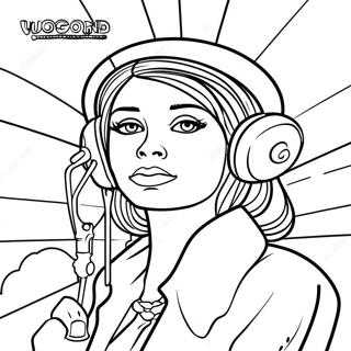 Album Cover Coloring Page 20001-16097